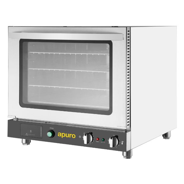 Apuro Bakery Convection Oven with Steam 66Ltr