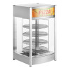 Apuro 4 Tier Heated Pizza Display Merchandiser