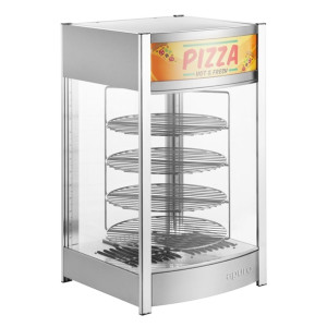 Apuro 4 Tier Heated Pizza Display Merchandiser