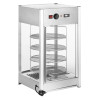 Apuro 4 Tier Heated Pizza Display Merchandiser