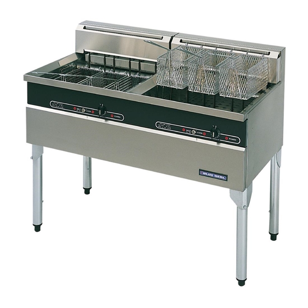 Blue Seal Evolution E604 Fish Fryer Twin Pan 1200mm Blue Seal Evolution E604 Fish Fryer Twin Pan 1200mm