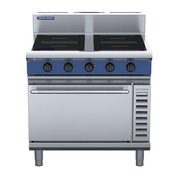 Blue Seal Evolution IN54R3 Induction Oven Range 900mm