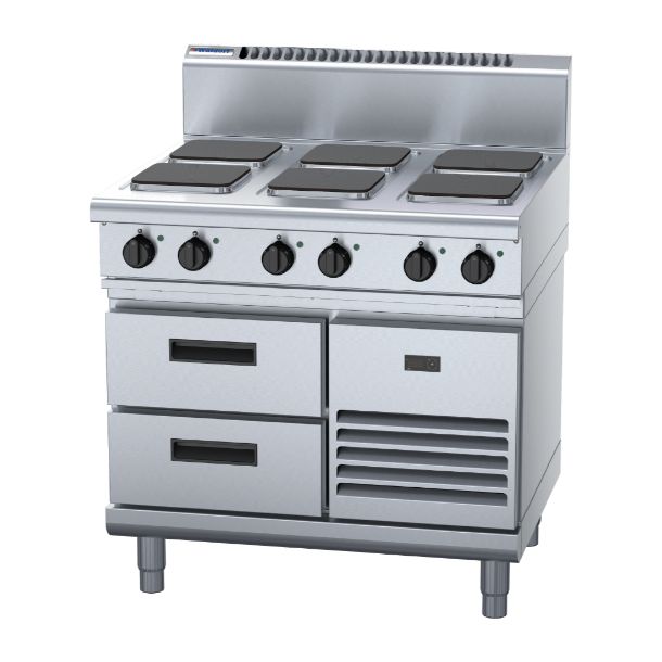 Waldorf 800 Series RN8600SE-RB Refrigerated Base Cooktop 900mm