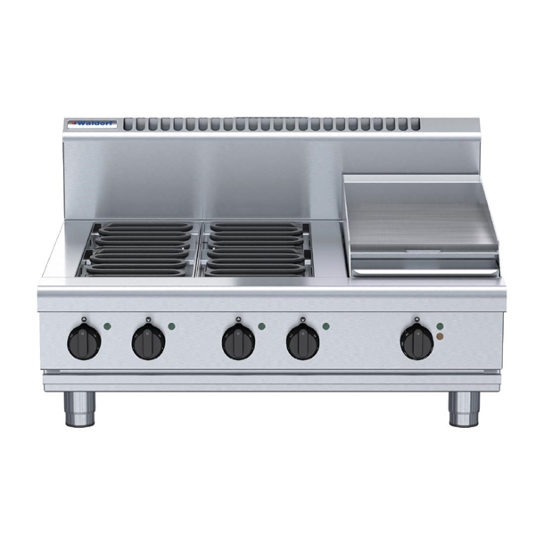 Waldorf 800 Series RN8603E-B Benchtop Model Cooktop & Griddle 900mm Waldorf 800 Series RN8603E-B Benchtop Model Cooktop & Griddle 900mm
