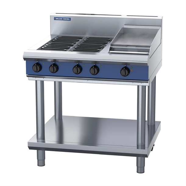 Blue Seal Evolution E516C-LS Leg Stand Electric Cooktop 900mm