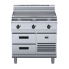 Waldorf 800 Series RN8609E-RB Refrigerated Base Cooktop & Griddle 900mm