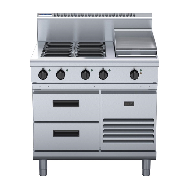 Waldorf 800 Series RN8603E-RB Refrigerated Base Cooktop & Griddle 900mm Waldorf 800 Series RN8603E-RB Refrigerated Base Cooktop & Griddle 900mm