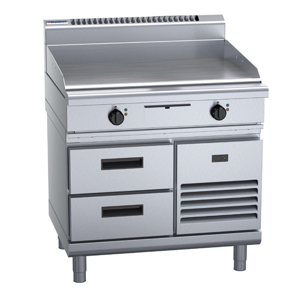 Waldorf 800 Series GP8900E-RB Refrigerated Base Electric Griddle 900mm Waldorf 800 Series GP8900E-RB Refrigerated Base Electric Griddle 900mm