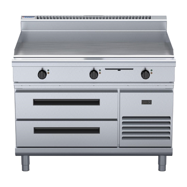 Waldorf 800 Series GP8120E-RB Refrigerated Base Electric Griddle 1200mm Waldorf 800 Series GP8120E-RB Refrigerated Base Electric Griddle 1200mm
