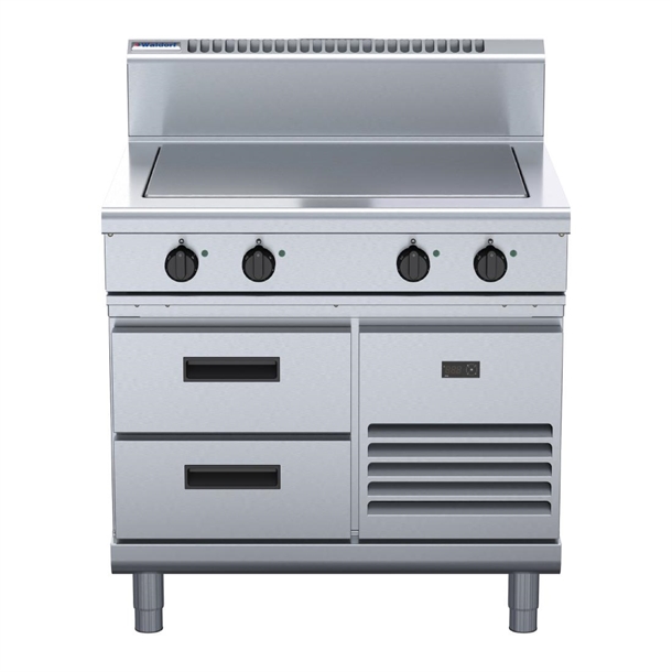 Waldorf 800 Series RN8104E-RB Refrigerated Base Electric Hot Plate 900mm