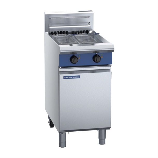 Blue Seal Evolution E44 Fryer Twin Pan 450mm Blue Seal Evolution E44 Fryer Twin Pan 450mm