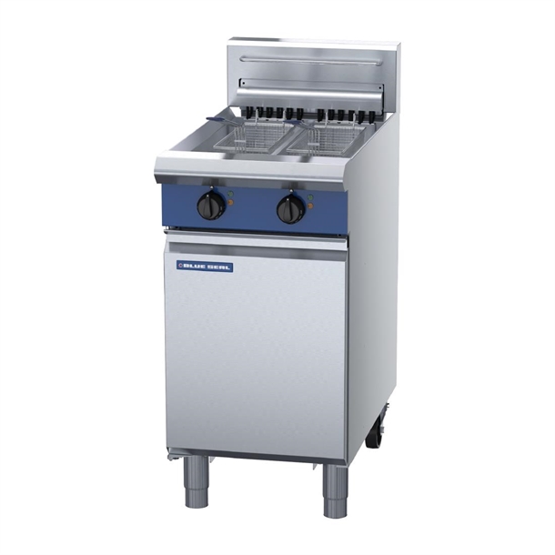 Blue Seal Evolution E44 Fryer Twin Pan 450mm Blue Seal Evolution E44 Fryer Twin Pan 450mm