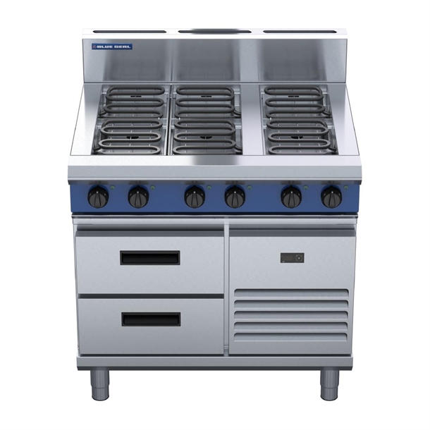 Blue Seal Evolution E516D-RB RF Base Electric Cooktop 900mm