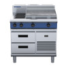 Blue Seal Evolution E516B-RB Refrigerated Base Electric Cooktop 900mm Blue Seal Evolution E516B-RB Refrigerated Base Electric Cooktop 900mm