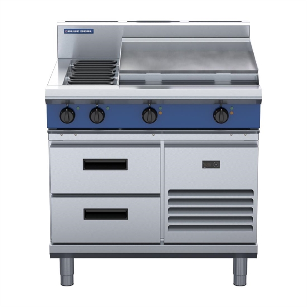 Blue Seal Evolution E516B-RB Refrigerated Base Electric Cooktop 900mm Blue Seal Evolution E516B-RB Refrigerated Base Electric Cooktop 900mm