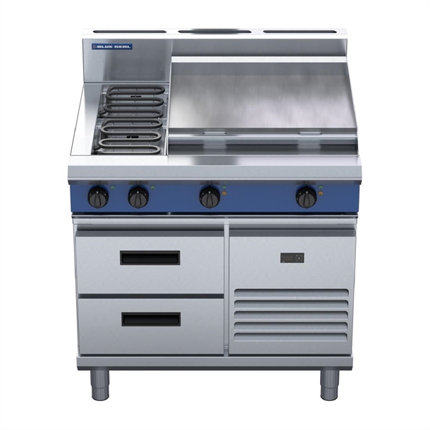 Blue Seal Evolution E516B-RB Refrigerated Base Electric Cooktop 900mm Blue Seal Evolution E516B-RB Refrigerated Base Electric Cooktop 900mm