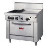 Thor 2 Burner Gas Oven Range with Griddle Plate TR-2F-G24F
