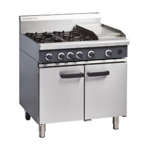 Cobra by Moffat 4 Burner Gas Oven Range With Griddle Plate CR9C