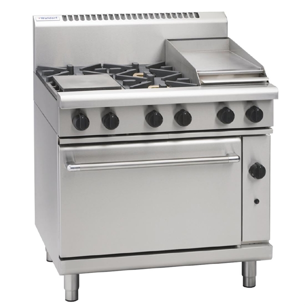 Waldorf by Moffat 4 Burner Gas Cooktop with Griddle Plate RN8613G