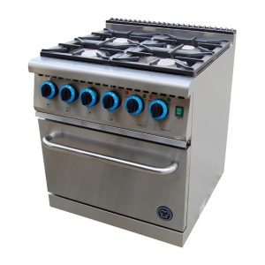 Goldstein 4 Burner Gas Range with Fan Forced Electric Oven School