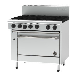 Goldstein 6 Burner Oven Range with Fan Forced Oven