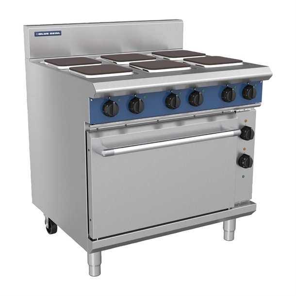 Blue Seal Evolution - 900mm Electric Range Convection Oven Sealed Hobs