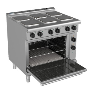 Waldorf 800 - 900mm Electric Range Static Oven Low Back Version