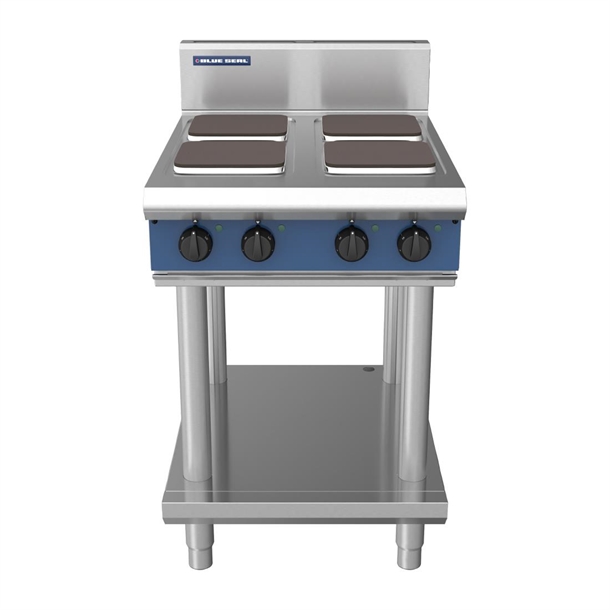 Blue Seal Evolution - 600mm Electric Cooktop Sealed Hobs - Leg Stand Blue Seal Evolution - 600mm Electric Cooktop Sealed Hobs - Leg Stand