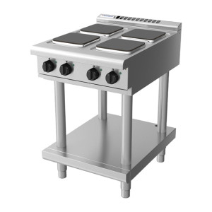 Waldorf 800 - 600mm Electric Cooktop Sealed Hobs L/B Version - Leg Stand