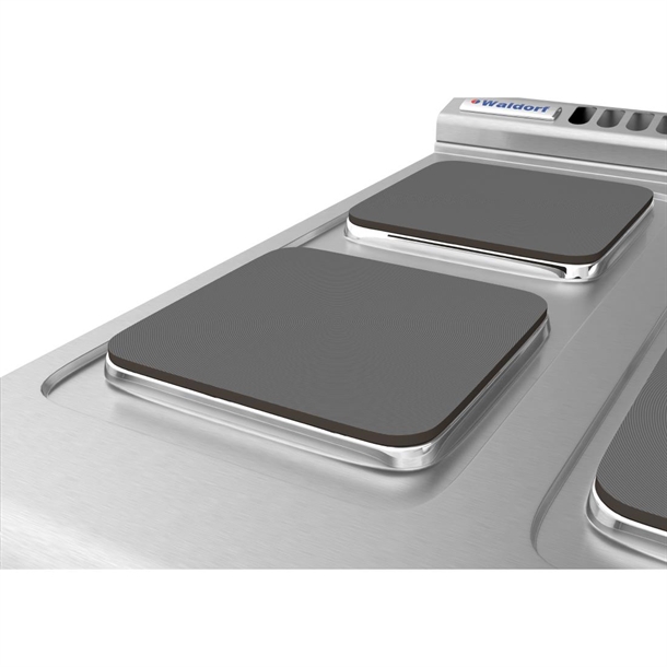 Waldorf 800  - 900mm Electric Cooktop Sealed Hobs Low Back - Bench Model