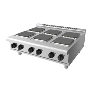 Waldorf 800  - 900mm Electric Cooktop Sealed Hobs Low Back - Bench Model