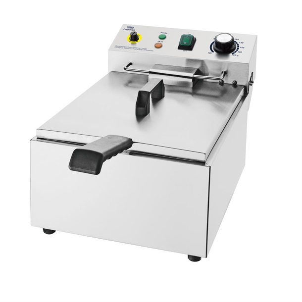 Nisbets Essentials Single Tank Electric Fryer - 5Ltr - 2.2kW