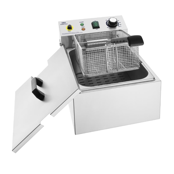 Nisbets Essentials Single Tank Electric Fryer - 5Ltr - 2.2kW