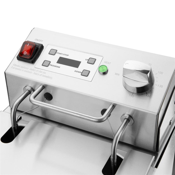 Apuro Single Electric Fryer with Timer 5Ltr