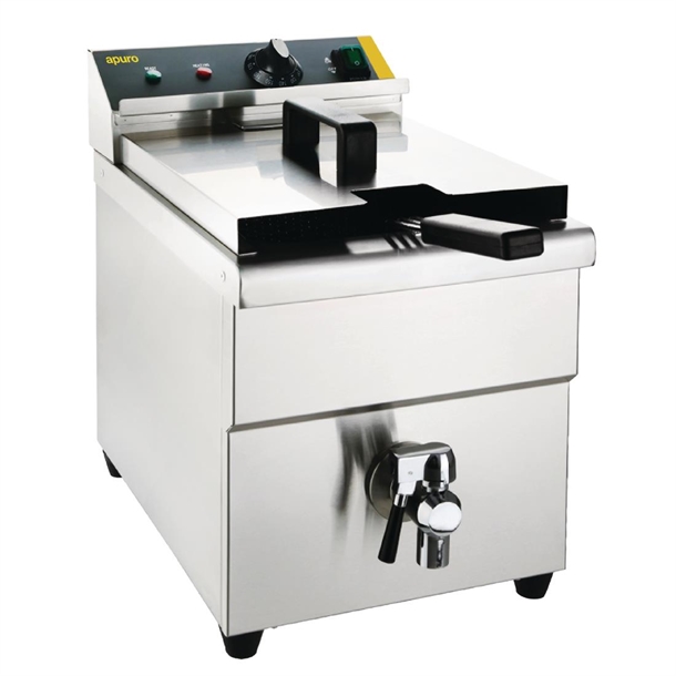 Apuro Single Tank Induction Fryer - 8Ltr - 3kW