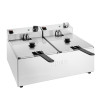 Apuro Twin Tank Fryer - 2x5Ltr - 2x2.8kW
