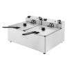 Apuro Twin Tank Fryer - 2x5Ltr - 2x2.8kW
