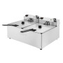 Apuro Twin Tank Fryer - 2x5Ltr - 2x2.8kW