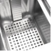 Apuro Twin Tank Induction Fryer - 2x7.5ltr - 2x3kW