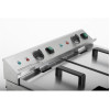 Apuro Twin Tank Induction Fryer - 2x7.5ltr - 2x3kW