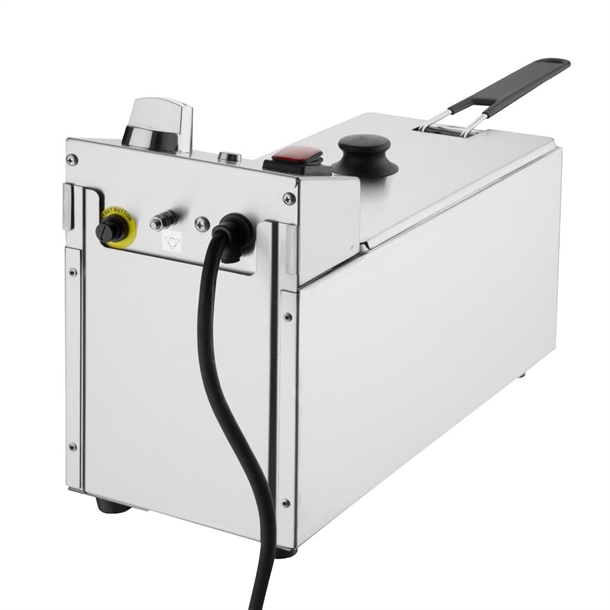 Apuro Single Tank Fryer - 3Ltr - 2kW Apuro Single Tank Fryer - 3Ltr - 2kW