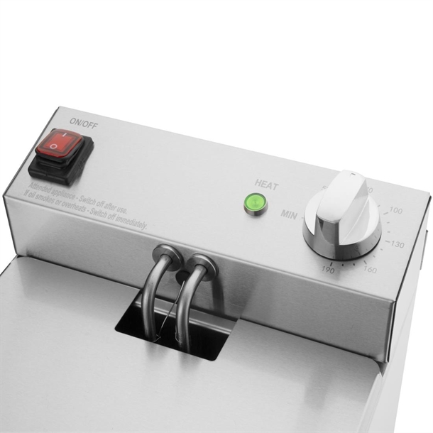 Apuro Single Tank Fryer - 5Ltr - 2.8kW