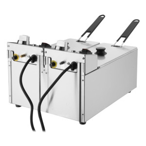 Apuro Twin Tank Fryer - 2x3Ltr - 2x2kW