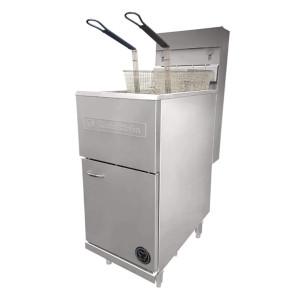 Goldstein Gas 2 Basket Tube Fryer Single Pan 18Ltr