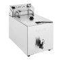 Apuro Single Tank Electric Fryer with Timer 8Ltr