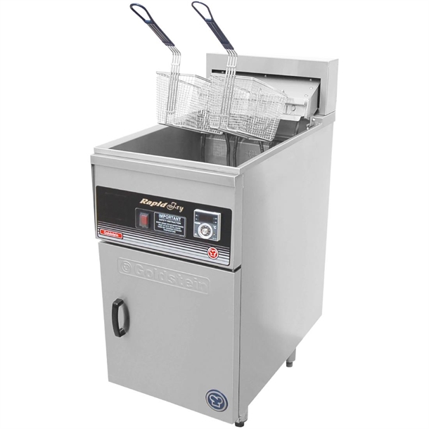 Goldstein Electric 2 Basket Single V Pan Fryer