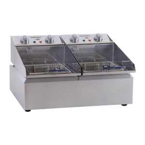Roband Frypod FR25 Double Pan 2x 5Ltr Tank 13kg Chips/Hour Fryer