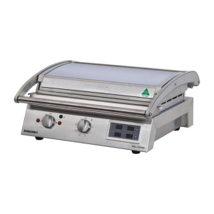 Roband 8 Slice Grill Station Smooth Plate with Electronic Timer 15Amp GSA815SE