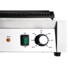 Nisbets Essentials Contact Grill Ribbed Top
