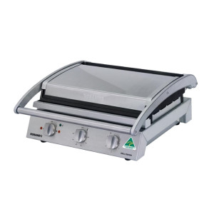Roband 8 Slice Grill Station Ribbed Top & Smooth Bottom Non-Stick 2300w GSA810RT